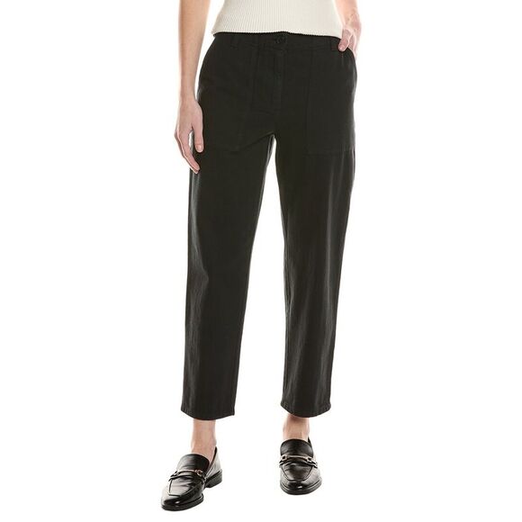 EILEEN FISHER Pants - Eileen Fisher Womens  Petite Flare Tapered Pant, Blue